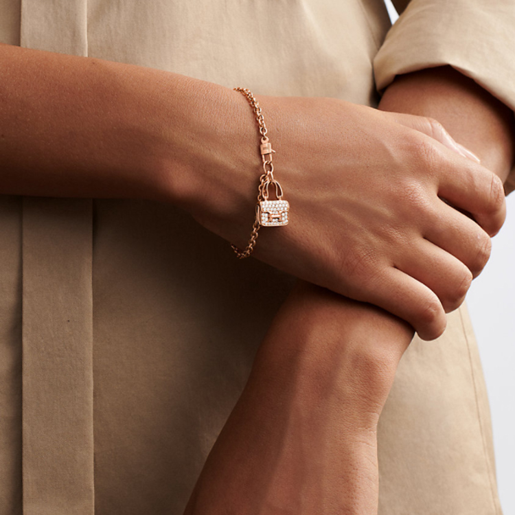 (Women) HERMES Amulettes Constance Diamond Bracelet for Women. H121413B-00ST 圖 4