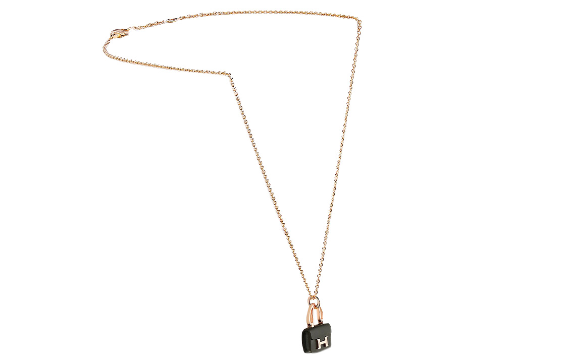 (Women) HERMES Amulettes Constance Rose Gold Pendant Necklace for Women H221354B-00 圖 3