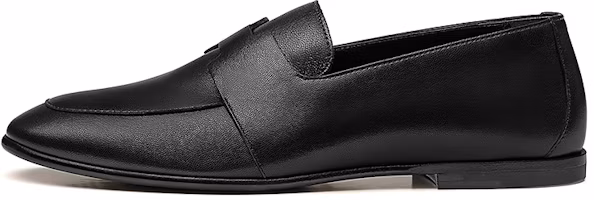 (Women) HERMES Ancora 'Sleek Black Loafer' H212227Z-02 (Women) HERMES Ancora 'Sleek Black Loafer' H212227Z-02