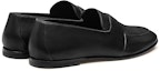 Purchase (W) HERMES Ancora 'Loafer Hitam Licin' H212227Z-02