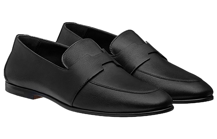 Lookbook (W) HERMES Ancora Mocasín 'Cuero de Cabra Negro' H211154Z-02