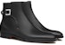 (W) HERMES But Hitam Kulit 'Black Leather Fashion' H212873Z-H02