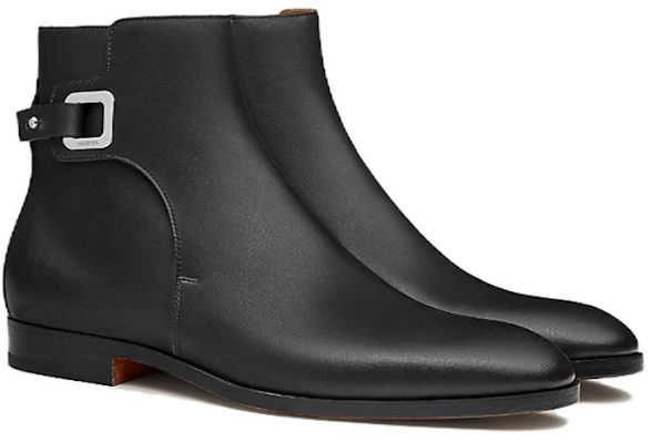 (Women) HERMES Ankle Boot 'Black Leather Fashion' H212873Z-H02 Order (Women) HERMES Ankle Boot 'Black Leather Fashion' H212873Z-H02