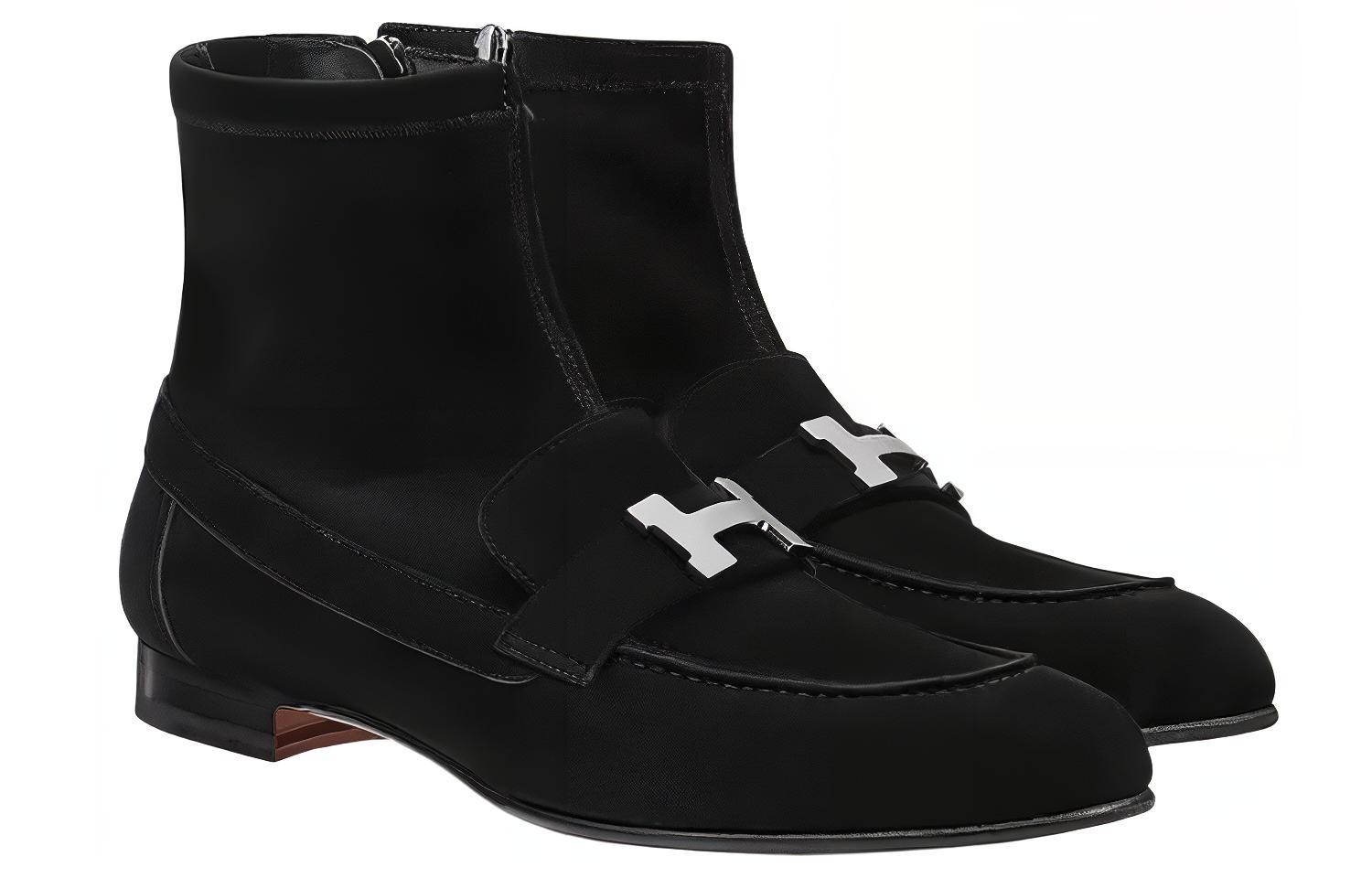 (W) HERMES Ankle Boot 'Black Zipper Fashion' 圖 3