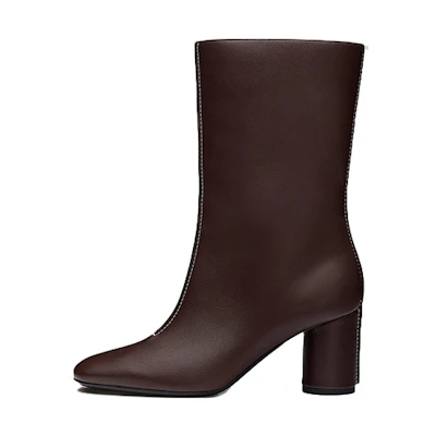 (W) HERMES Ankle Boot 'Brown High Heel'