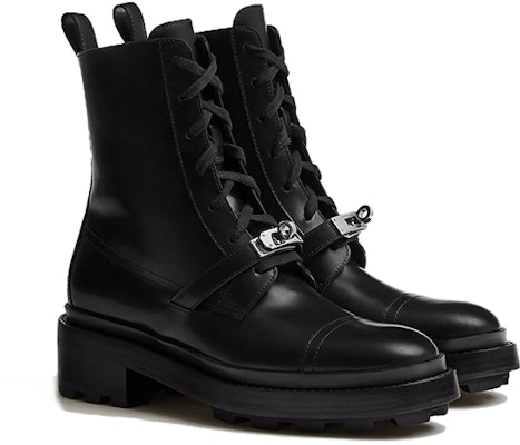 (Women) HERMES Ankle Boot 'Glossy Black Calfskin' H222070Z-02 Lookbook (Women) HERMES Ankle Boot 'Glossy Black Calfskin' H222070Z-02