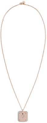 (Women) HERMES As de Coeur Rose Gold Small Metal Necklace Women Cream White H081865CD12 Lookbook (Women) HERMES As de Coeur Rose Gold Small Metal Necklace Women Cream White H081865CD12