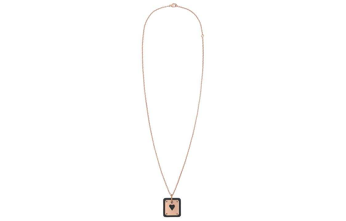 (Women) HERMES As de Coeur Small Calfskin Pendant Necklace for Women. H081865CD89 圖 3
