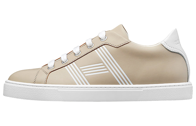 (Women) HERMES Avantage 'Geometric Pattern Beige' H201114Z-C7