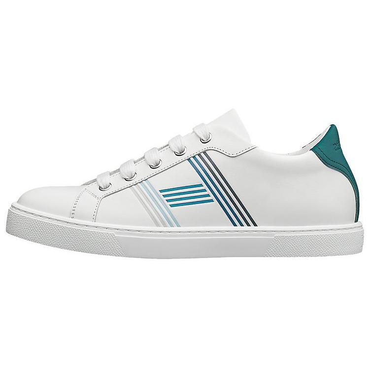 (Women) HERMES Avantage 'White Blue' H201114Z-74