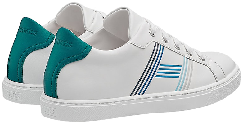 (Women) HERMES Avantage 'White Blue' H201114Z-74 Shop (Women) HERMES Avantage 'White Blue' H201114Z-74