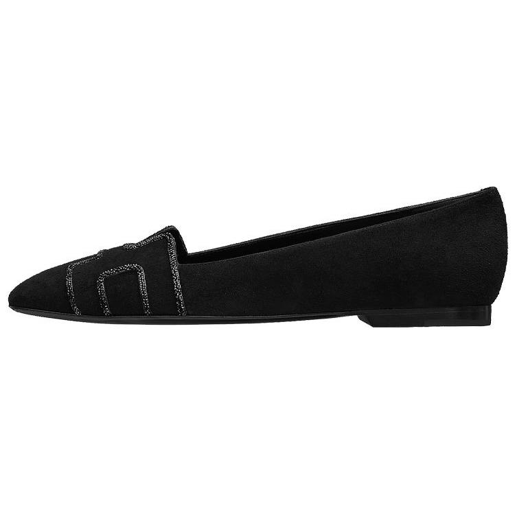 (Women) HERMES Ballet Flat 'Black Swan' H201212Z-02