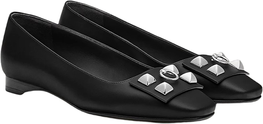 (W) Kasut Ballet HERMES 'Kulit Lembu Hitam' H212025Z-02 Lookbook (W) Kasut Ballet HERMES 'Kulit Lembu Hitam' H212025Z-02