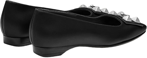 (W) エルメス バレエシューズ 黒カーフスキン H212025Z-02 Shop (W) エルメス バレエシューズ 黒カーフスキン H212025Z-02