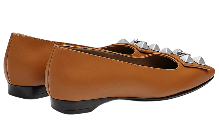 Shop (W) エルメス バレエフラット ブラウンカーフ
```エルメス バレエシューズ 茶カーフ``` (shorter option) H212025Z-B8