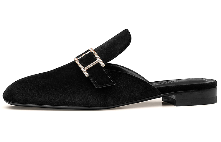 (Women) HERMES Beauty Suede Goatskin 'Black' H212141Z-02