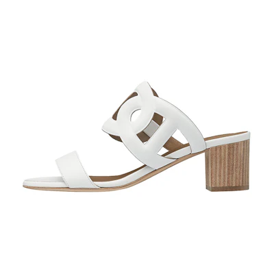 (W) HERMES Bikini Sandal 'White Fashion'
