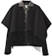 Buy (Women) HERMES Black Double-Sided Cashmere Coat with Tassel Detail. H1H0126DA02