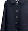 Details for (Women) HERMES Black Solid Color Button-Up Long Sleeve Jacket H4E0102DA0236