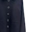 Sizing (Women) HERMES Black Solid Color Button-Up Long Sleeve Jacket H4E0102DA0236