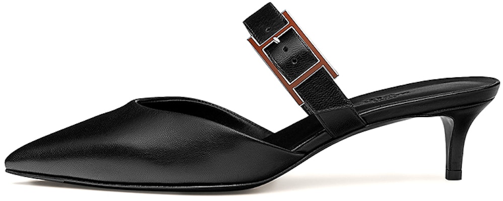 (Women) HERMES Blink 40 'Black Fashion Mule High Heel' H212149Z-02 Buy (Women) HERMES Blink 40 'Black Fashion Mule High Heel' H212149Z-02