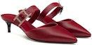 Lookbook (W) HERMES Blink Mule Tumit Tinggi 'Sangria Red' H212150Z-04