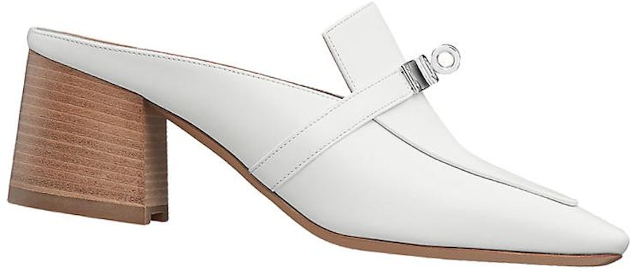 (Women) HERMES Blossom Mule 'White' H202109Z-90 Order (Women) HERMES Blossom Mule 'White' H202109Z-90
