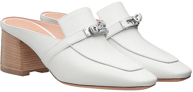 (W) HERMES Blossom Mule 'Blanco' H202109Z-90 Lookbook (W) HERMES Blossom Mule 'Blanco' H202109Z-90