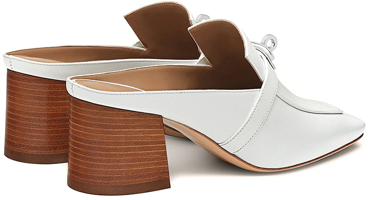 (W) HERMES Blossom Mule ''Tacco Bianco Chunky'' H202109Z-92 Shop (W) HERMES Blossom Mule ''Tacco Bianco Chunky'' H202109Z-92
