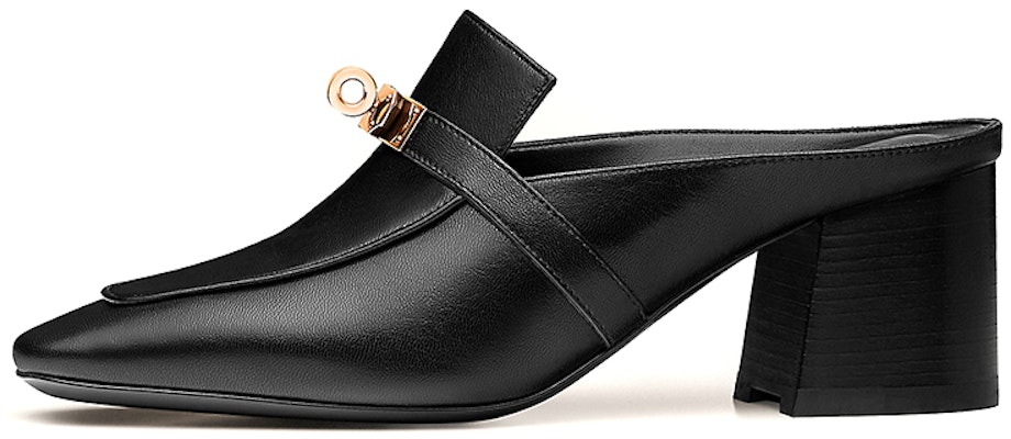 (Women) HERMES Blossom Mule High Heel 'Black' H212107Z-02 Buy (Women) HERMES Blossom Mule High Heel 'Black' H212107Z-02