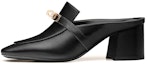 Buy (W) HERMES Blossom Mule Tumit Tinggi 'Hitam' H212107Z-02