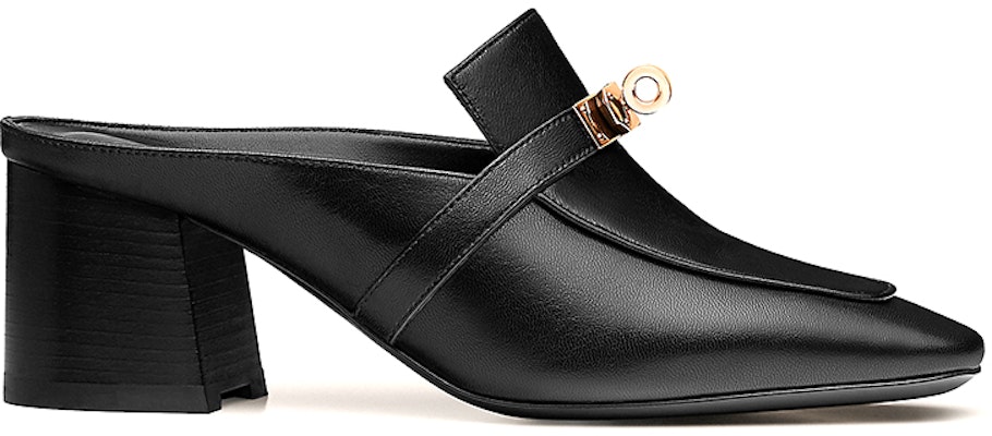 (Women) HERMES Blossom Mule High Heel 'Black' H212107Z-02 Order (Women) HERMES Blossom Mule High Heel 'Black' H212107Z-02