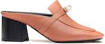 Order (W) HERMES Blossom Mule Tumit Tinggi 'Dawn Pink' H212107Z-9M