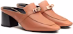 (W) HERMES Blossom Mule Tumit Tinggi 'Dawn Pink' H212107Z-9M
