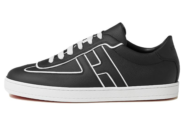 (Women) HERMES Boomerang Low Top 'Black Leather' H232858Z-H01