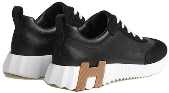 HERMES愛馬仕 Bouncing 皮革 圓頭繫帶 低幫 生活休閒鞋 女款 黑色 Shop HERMES愛馬仕 Bouncing 皮革 圓頭繫帶 低幫 生活休閒鞋 女款 黑色