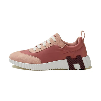 (W) HERMES Bouncing 'Pink Suede and Goatskin'