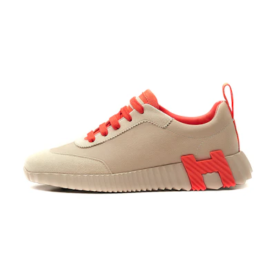 (W) HERMES Bouncing Low-Top Sneaker 'Beige Red'