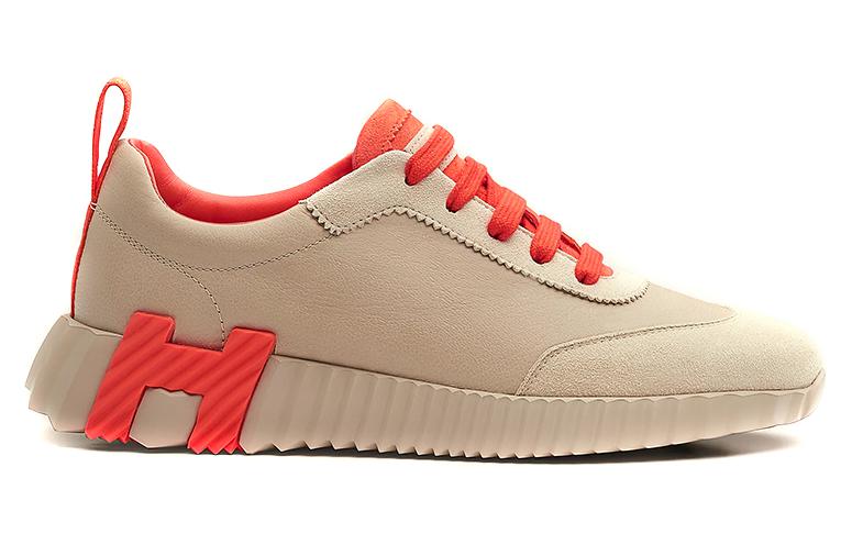 Order (Women) HERMES Bouncing Low-Top Sneaker 'Beige Red' H221176Z-2F
