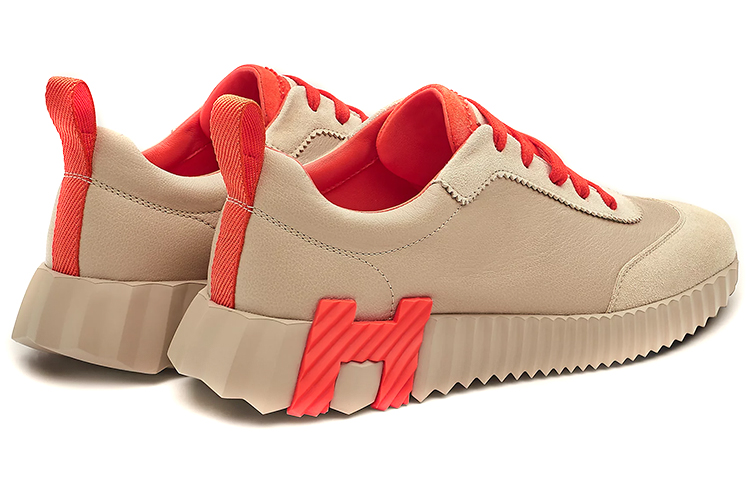 Purchase (Women) HERMES Bouncing Low-Top Sneaker 'Beige Red' H221176Z-2F