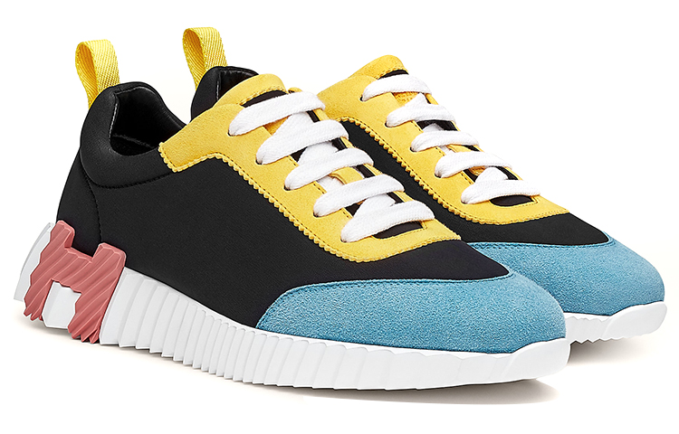 Lookbook (W) HERMES Bouncing Low 'Hitam Biru Kuning' H202143Z-04