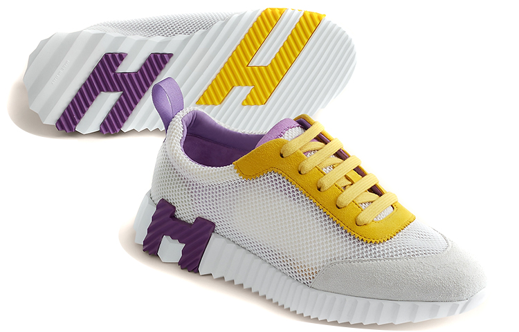 Purchase (Women) HERMES Bouncing Sneaker 'White Purple' H221177Z-90
