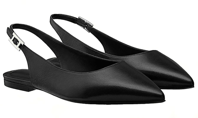 (W) HERMES Brillante 'Balletina Elegante Negra' H211198Z-02 Order (W) HERMES Brillante 'Balletina Elegante Negra' H211198Z-02