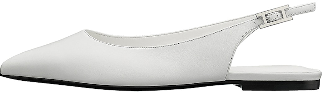 HERMES 愛馬仕 Brillante 小牛皮芭蕾舞平底鞋 女款 白色 Buy HERMES 愛馬仕 Brillante 小牛皮芭蕾舞平底鞋 女款 白色