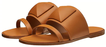 (Women) HERMES Caia Sandal 'Gold' H211051Z-B8 (Women) HERMES Caia Sandal 'Gold' H211051Z-B8