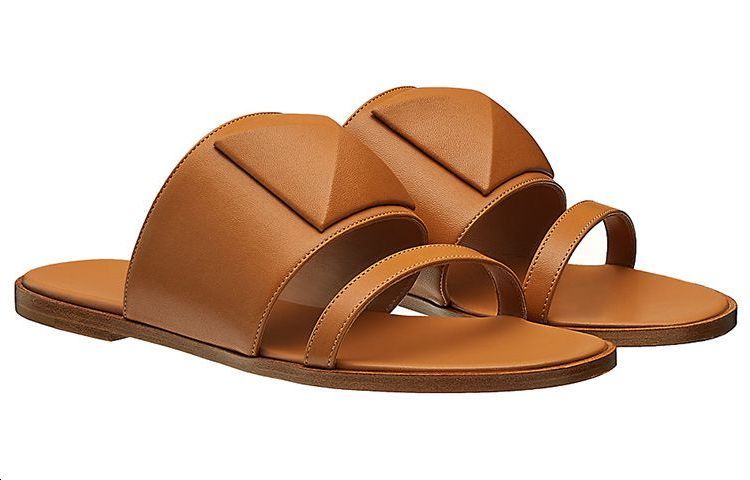 Order (W) 에르메스 카이아 샌들 '골드' H211051Z-B8