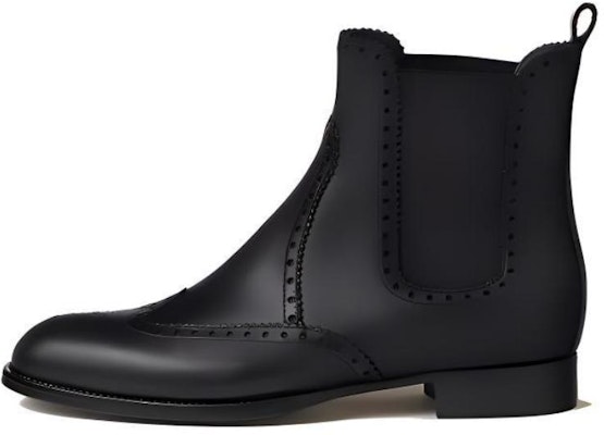 (Women) HERMES Calfskin Chelsea Boots 'Black' H232180Z-02 Buy (Women) HERMES Calfskin Chelsea Boots 'Black' H232180Z-02