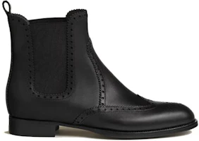 Order (W) Boot HERMES Calfskin Chelsea 'Hitam' H232180Z-02