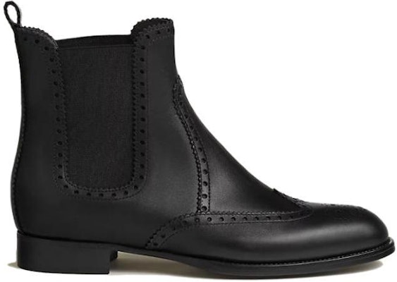 (Women) HERMES Calfskin Chelsea Boots 'Black' H232180Z-02 Order (Women) HERMES Calfskin Chelsea Boots 'Black' H232180Z-02