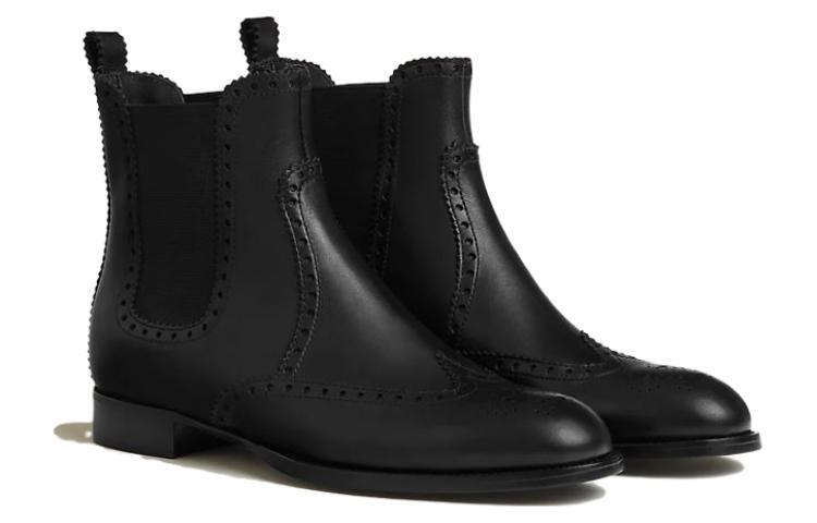 Lookbook (W) But Chelsea Kulit Anak Lembu HERMES 'Hitam' H232180Z-02